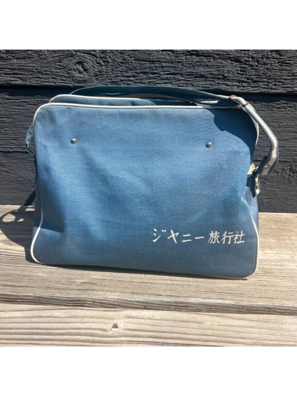 Vintage 1970's  Johnny Tours Flight Attendant Okinawa Shoulder Bag Carry-On - Picture 2 of 16